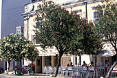 Cafe at harbour, Praca Francisco Gomes Faro, Algarve, Portugal