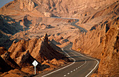 Road near San Pedro de Atacama, Valle de la Luna, Valley of the Moon, Atacama Desert, Chile