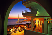 Meeting pooint Café del Mar, Sant Antoni, Ibiza, Baleares, Spain