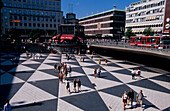 Platz Sergels Torg, Stockholm, Schweden