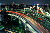 Shinto Express Highway, Stadtautobahn, Ring Roppongi, Tokio, Japan