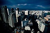 Buerohaeuser hoechstes=Rathaus, am, Shinjuku Central Park Shinjuku, Tokyo, Japan