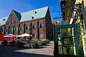 Café am Kronhuset ältester Profanbau, der Stadt, 17.Jhdt., , Postgatan Zentrum, Göteborg, Schweden