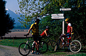 Mountainbike, Fuenfseenland, Sommer Oberbayern, Deutschland