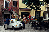 Restaurant, Obststand, Malcesine, Gardasee, Italien
