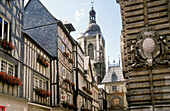 Rue du Gros Horloge, Rouen, Normandie France
