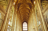 Innenansicht der Kathedrale von Canterbury, Kent, England