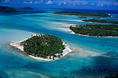 Aerial Photo, Bora Bora French Polynesia