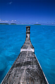 Catamaran Bow, Paradise Island Cruise Aitutaki Lagoon, Cook Islands
