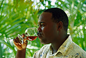 Rum Taster Chester Browne, Mount Gay Rum Visitors Centre Bridgetown, St. Michael, Barbados