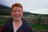 Irish Boy James Coen, Murrisk, Co. Mayo Ireland