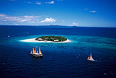 Luftbild, Beachcomber Island Mamanuca Group, Fiji