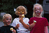 Painted Faces, National Seal Colony, Near Gweek Cornwall, England