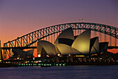 Opera House & Harbour Bridge, Sydney NSW, Australia