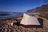 Beach Camping, Polihale State Park Kauai, Hawaii, USA
