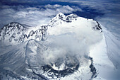 Aerial Photo, Mount Ruapehu Crater Lake, North Island New Zealand