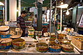 Anchovies for Sale, Plaka, the oldest historical area of Athens, Central Market,  Athens, Greece