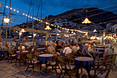 Al Fresco Dining in Hydra, Waterfront, Hydra, Greece