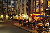 Restaurants in den Hackeschen Höfen, Berlin, Deutschland Europa