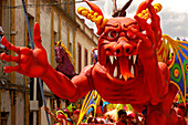 Carroza of the Devil, Carnaval de Negros y Blancos, Pasto, Colombia, South America
