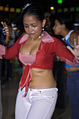 Latin Girl Dancing, Cali, Colombia, South America