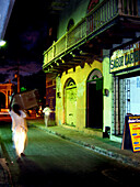 Colonial Buildings by Night, Getsemani, Cartagena de Indias, Colombia, South America