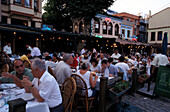 Fish restaurants, Ortaköy, Istanbul Türkei