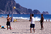 Strand, Antalya, Tuerkische Riviera Tuerkei