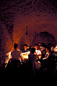 Menschen im Club Architektu Restaurant, Prag, Tschechien, Europa