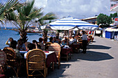Hafenrestaurant, Side, Türkische Riviera, Türkei