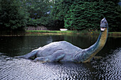Skulptur des Loch Ness Monsters, Drumnadroicht, Invernesshire, Schottland, Grossbritannien, Europa