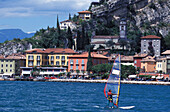 Surfer, Torbole, Gardasee, Italien