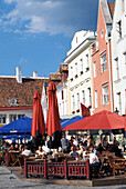 Restaurants, Town Hall Square, Tallinn Estonia