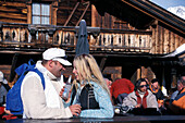 Couple, Gampe Alp, Soelden, Oetztal Tyrol, Austria