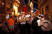 Musikkapelle der St. Dominik Parade, Vittoriosa, Valletta, Malta, Europa