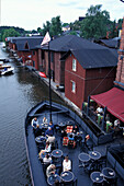 Cafe on a boat, Porvoo, Historic Town Finland