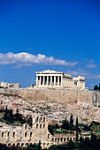 Parthenon and Acropolis, View from Philopappos Hill Athens, Greece