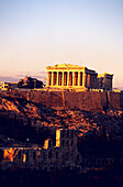 Parthenon & Acropolis, View from Philopappos Hill Athens, Greece