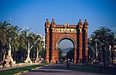 Arc del Triomf Barcelona, Arc del Triomf, Barcelona, Catalonia, Spain
