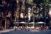 Street Cafe Barcelona, Cafe Virreina on Placa Virreina, Gracia, Barcelona, Spain