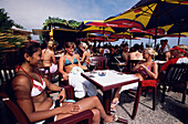 Beach Bar Costa Brava, Beachbar, Lloret de Mar, Costa Brava, Catalonia, Spain