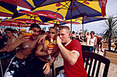 Beach Bar LLoret de Mar, Beachbar in Lloret de Mar, Costa Brava, Catalonia, Spain