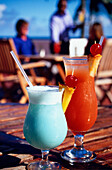 Exotic drinks, Blue Haven Hotel Scarborough, Trinidad und Tobago, Caribbean