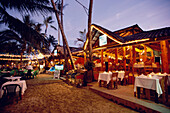 Restaurant on the beach of Cabarete, Dominican Republic, Caribbean