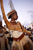 Girl dancing at the Carnival, Le Moule, Grande-Terre, Guadeloupe