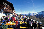 Graziani hut, Kronplatz, Plan de Corones, Dolomites South Tyrol, Italy