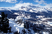 Faloria cabin lift, Cortina D´Ampezzo, Dolomites South Tyrol, Italy