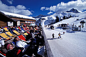 Ski hut Faloria, Cortina D´Ampezzo, Dolomites South Tyrol, Italy