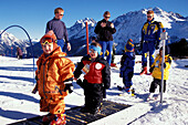 Ski school Arlberg, Gampen, St. Anton Tyrol, Austria