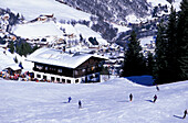 Ski slope, Hinterglemm Salzburger Land, Austria